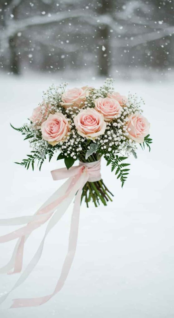 Winter wedding bouquets