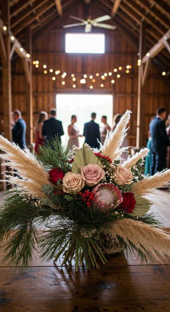Winter wedding bouquets