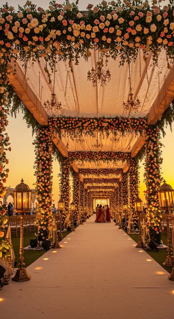 Oil Lamps in Wedding Decor