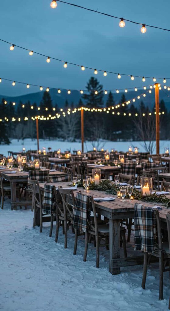 Cozy Rustic Winter Wedding