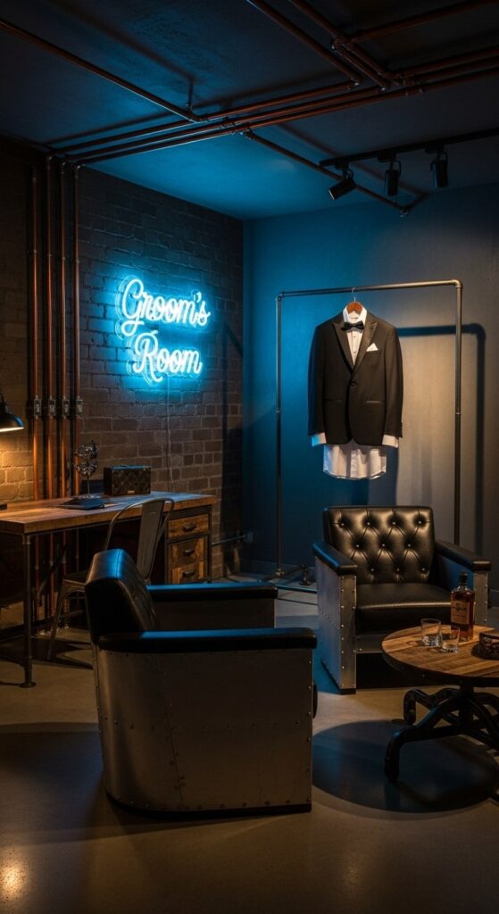 Groom’s Room Decor Ideas