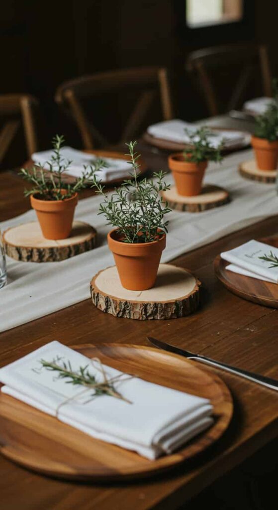 Rustic Wedding Table Decor