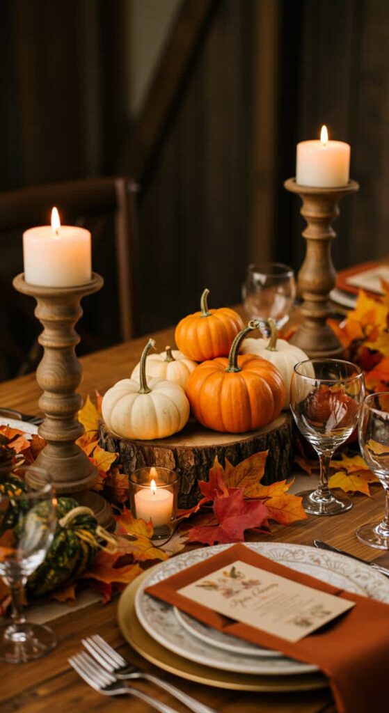 Rustic Wedding Table Decor