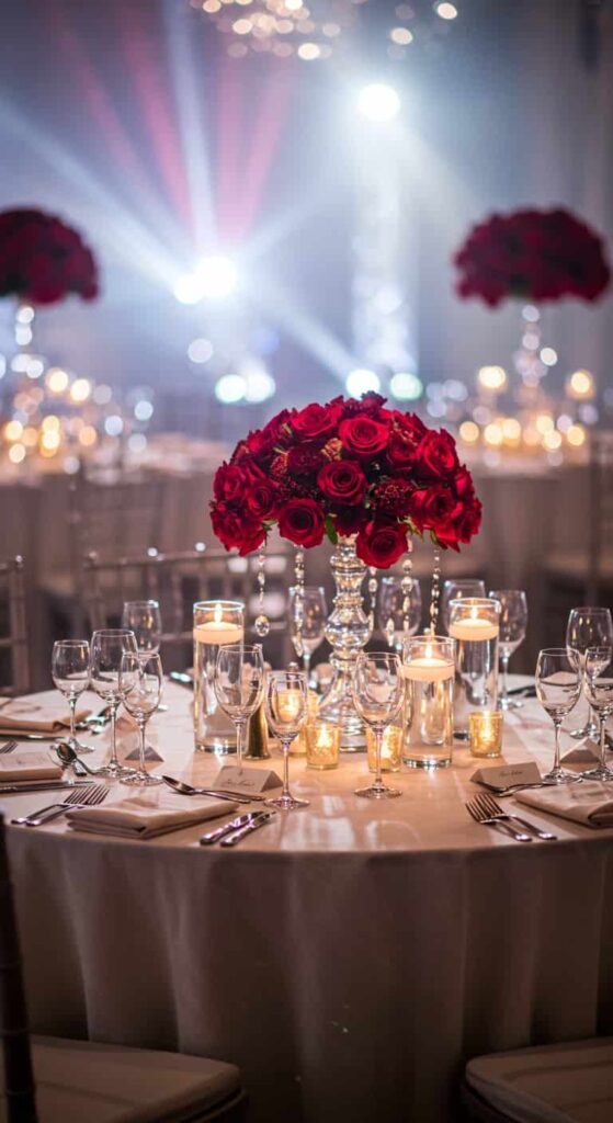 Elegant Round Wedding Table Decoration Ideas