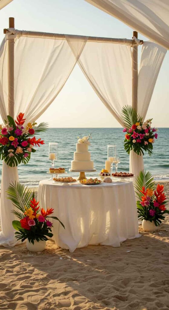 Wedding Cake Table Decoration