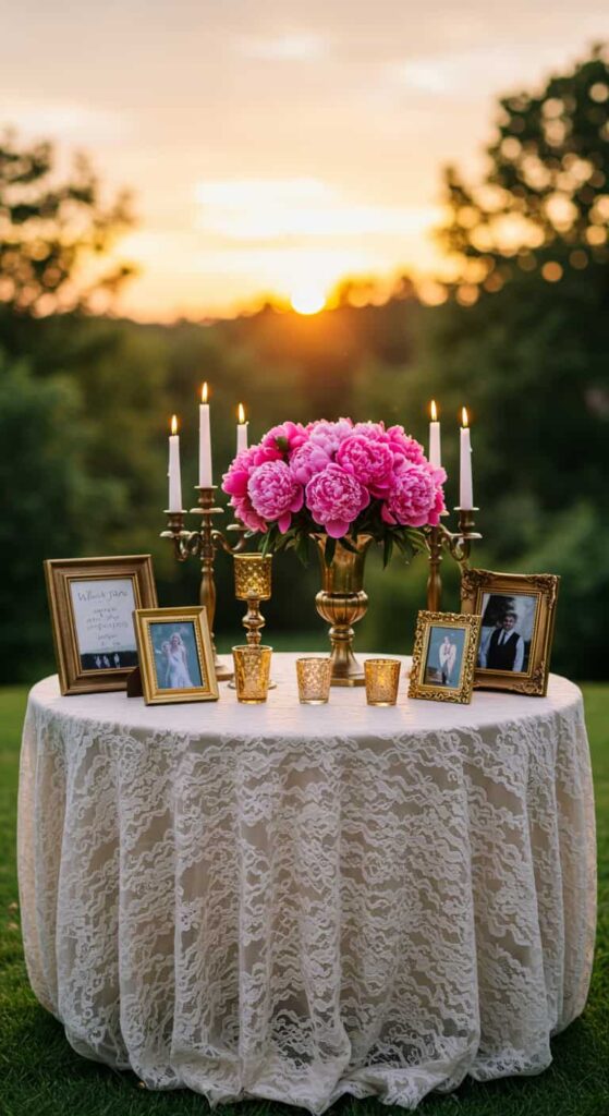 Perfect Wedding Welcome Table