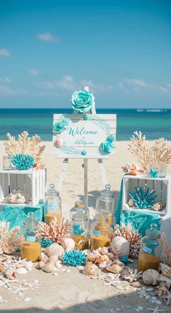 Perfect Wedding Welcome Table