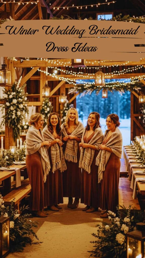 Winter Wedding Bridesmaid Dress