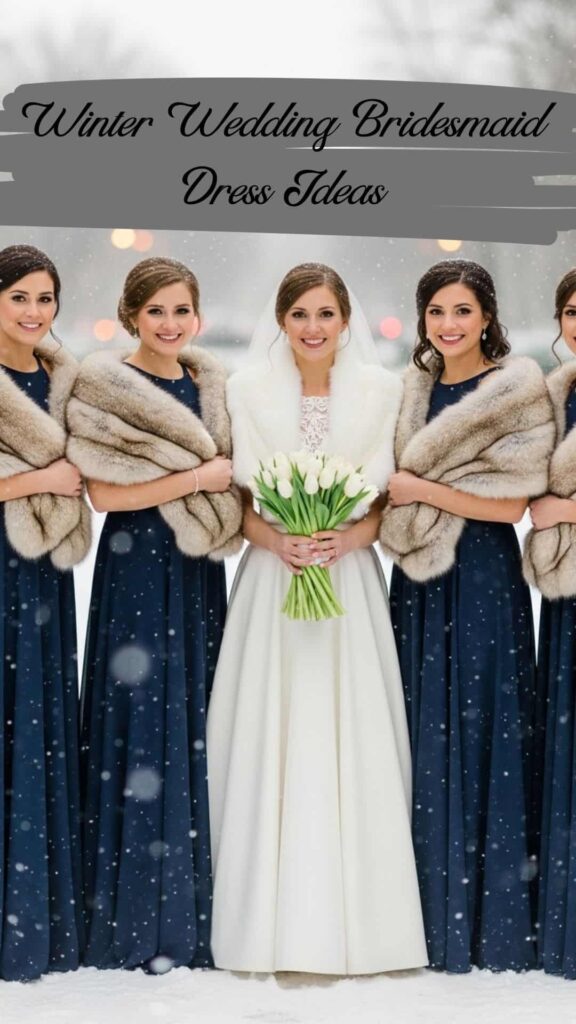Winter Wedding Bridesmaid Dress